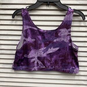 Justice Purple Camo Sports Bra size 18 / 20